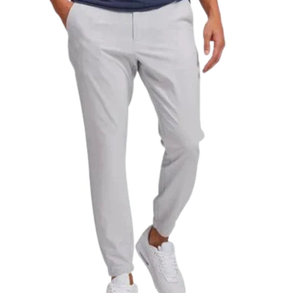 Mizzen + Main Helmsman Jogger Slim Fit Light Gray Waist 31